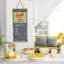 Nicola Spring - 24 Piece Hand-Printed Dinner Set - Orange