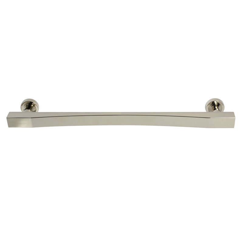 Poignée barre 13/16 po Arc 8, Nickel poli