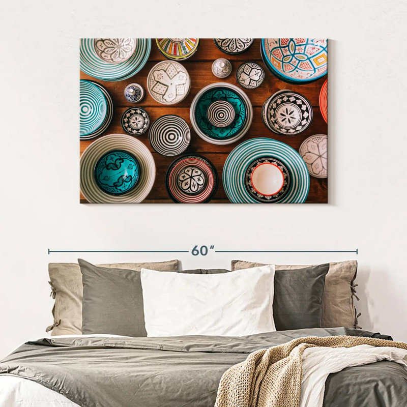 Senne Patterned Bowls, 32'' H x 48'' W