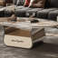 Table basse ovale en pierre claire-112652145-112652147