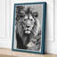 Noble Lion Modern - Wrapped Canvas-337173537-337173556