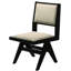 Modern Living - Table rectangulaire noire avec chaises en mousse pour un dîner contemporain et captivant-1760440567