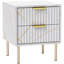 39cm W Manufactured Wood Bedside Table