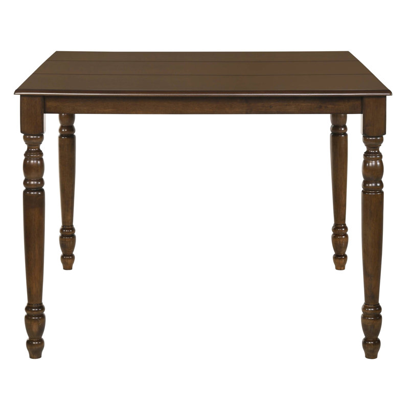 Bey Square Counter Height Table, Walnut/Walnut