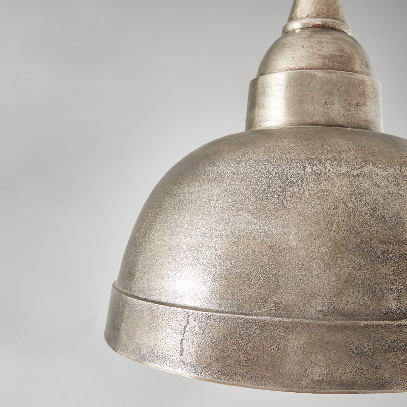 Luminaire suspendu simple à 1 lumière Stacy, Nickel oxydé