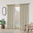 Semi-Sheer Light Filtering Back Tab Single Curtain Panel-2030133760-2030133765