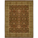 Dumka Wool Oriental Area Rug in Fall Sienna