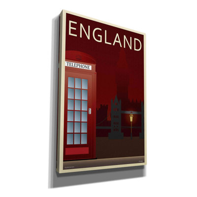 'Telephone Box' by Incado, Giclee Canvas Wall Art