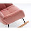 Chaise berçante avec dossier haut Yisroel-43518346