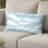 Boho Throw Pillow - White Cloud Chevron Printed Cushion-125946991
