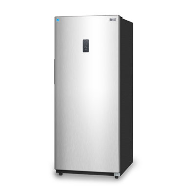 DECKER 14 Cu. Ft. Convertible Freezer Refrigerator, Upright Freezer with Glass Shelves, ENERGY STAR rated, Frost Free, BUC1400XW, White on Fridge.com