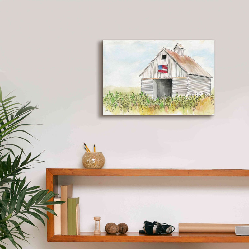 August Grove® «Beautiful For Spacieux Skies» par Kamdon Kreations, estampe numérique sur toile, H 12 po x l 18 po x P 0,75 po