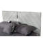 Ensemble de lit gris moderne Alexa + 2 tables de chevet Alexa