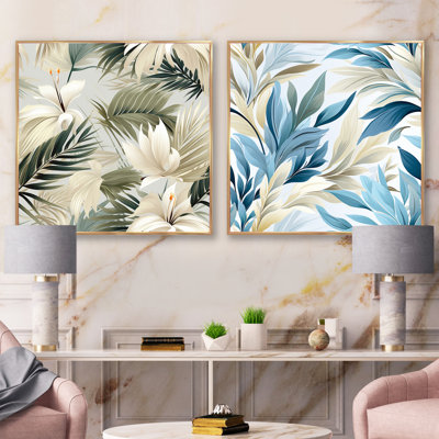 Berlin - Tropical Square Collage Set Of 2