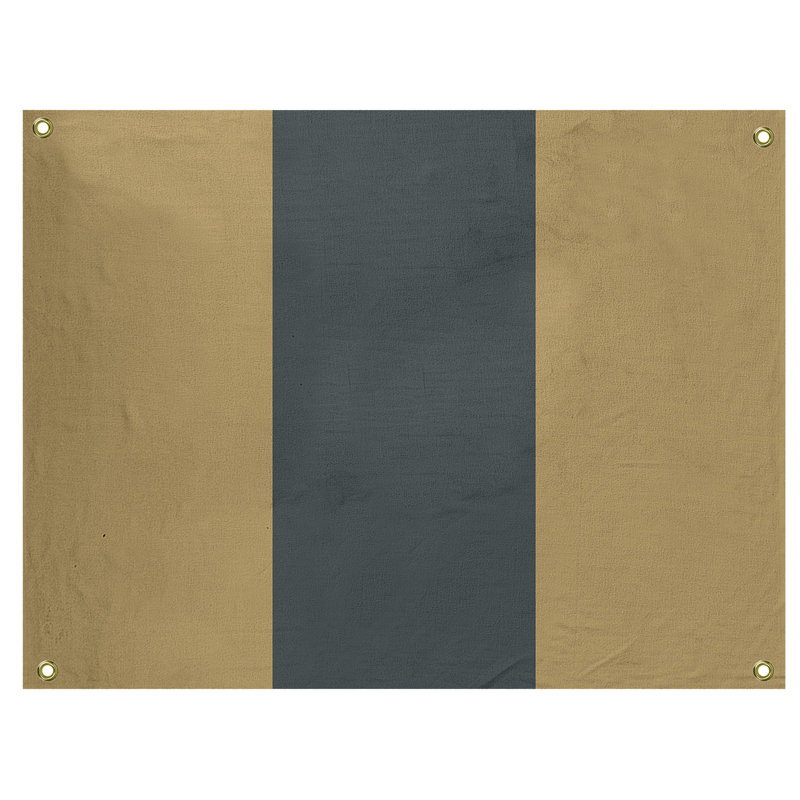 Tapisserie de polyester Las Vegas, H 59 po x l 80 po x P 2 po, Doré / gris acier / doré