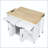 47" Kitchen Island with Extendable Dining Table, Internal Racks, and Power Outlet – White-129895320