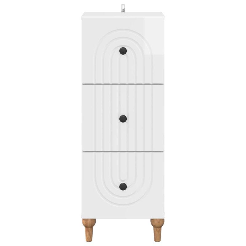 Standard Accent Chest, High Gloss White