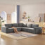 Canapé modulaire en L modulaire sans os, ensemble de canapé de plancher de luxe, meubles d'intérieur rembourrés-1172066381-1184524025