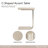 Lotus Bay C-Shaped Accent Table - Sand