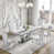 Blanc / argent / blanc / argent