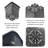 10pcs 2-Gallon Square Plastic Flower Pots Suitable For Indoor And Outdoor Flower Planting, Reusable, Essential Tool For Gardening Enthusiasts-1729735579