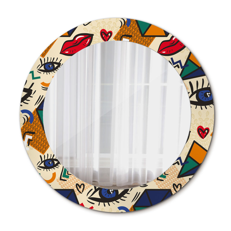 Huldar Glass Flat Wall Mirror