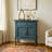 Storage Cabinet, Coffee Bar Buffet Sideboard With Doors And Drawers, Buffet Cabinet Storage Table For Living Room, Kitchen, Entryway, Navy Blue-320753833