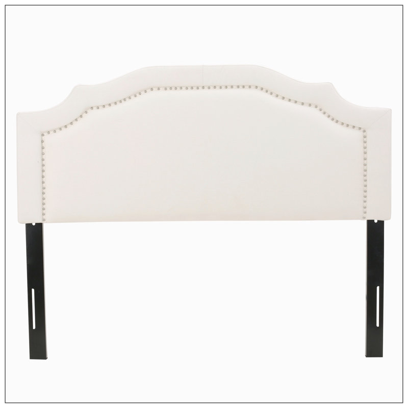 Starsha Upholstered Headboard, Ivory