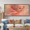«Pink Romantic Soft Focus Siren Woman - Fashion Woman», reproduction d'art sur toile
