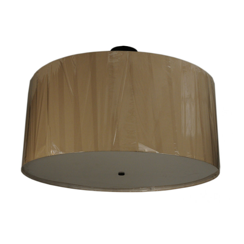 Textrene Fabric Semi Flush Mount