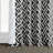 Rami Geo Contemporary Cotton Room Darkening Curtains- Single Panel-1858947804-1858947807
