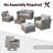 Klohe Outdoor Seating Group with Cushions-1271373266-1210056490