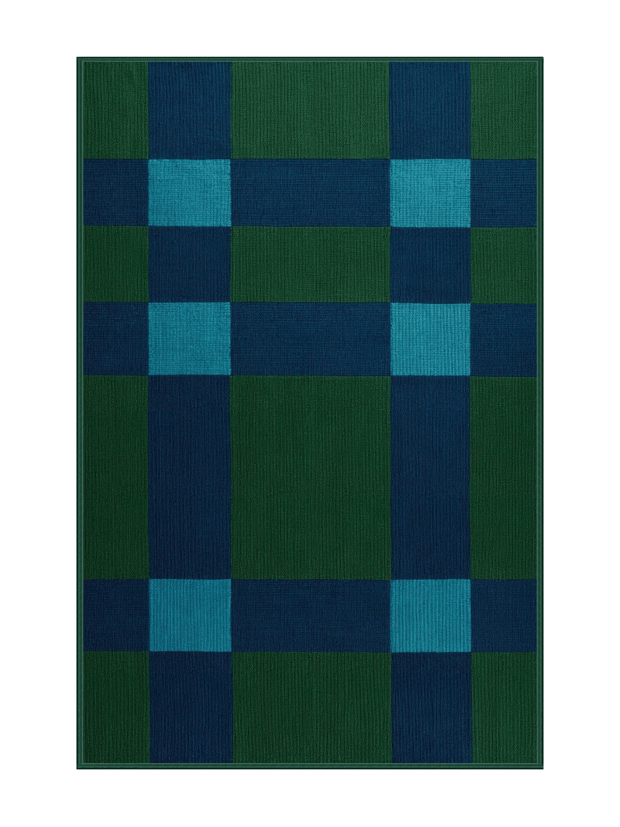 Green Pattern Rug Square Check Latitude Run® Machine Washable Checkered Green Area Rug | Wayfair