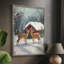 «Christmas Holiday», reproduction d'art encadrée CDLxx - bois massif-1696751463