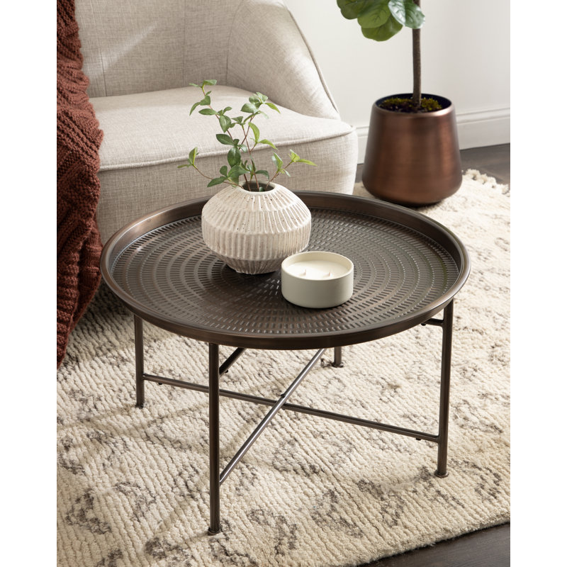 Kuehl Single Coffee Table, Bronze
