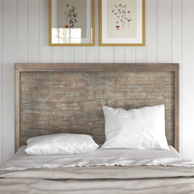 Mauve Solid Wood Headboard