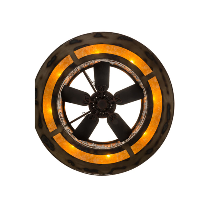 Ventilateur de plafond 30 po avec lumières DEL Jaliyha
