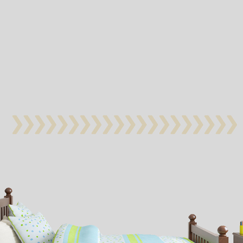Abstract Wall Decal, Light Beige