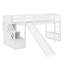 Lit mezzanine simple avec deux tiroirs et glissade Playful Stairway-231554665