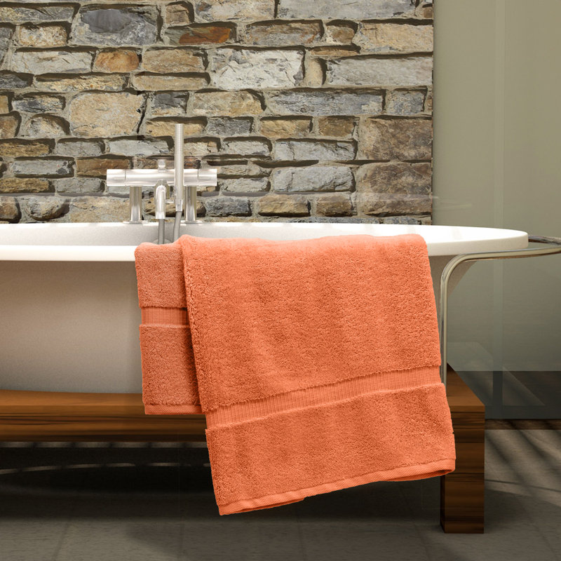 Wellston Super Plush Bath Towel, Coral