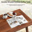 Table basse rectangulaire pliante en bois