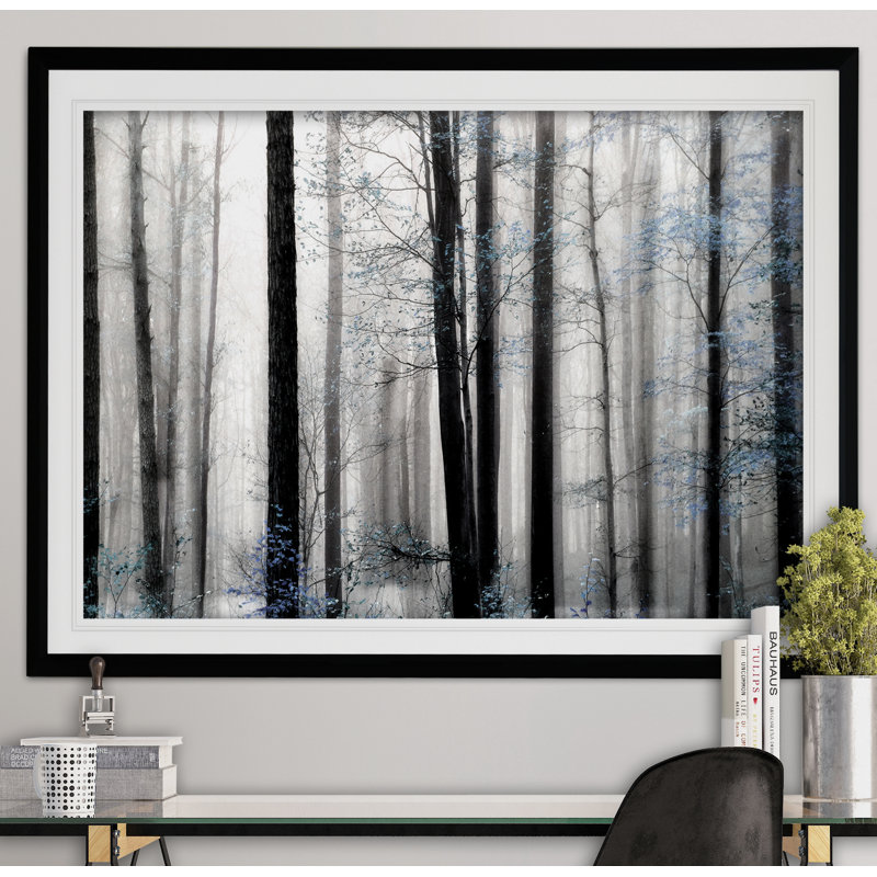 Waiting For Spring - Single Picture Frame Print, Black, 30" H x 40" W x 1.5"