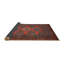 Tapis traditionnel orange / bleu-1073079806