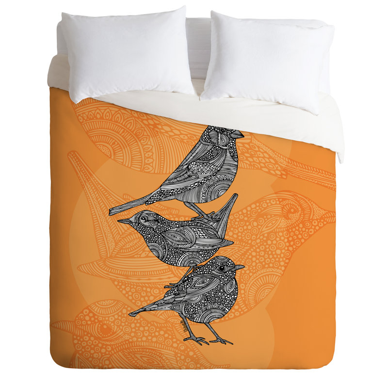 Valentina Ramos Traditional Polyester Duvet Cover, Queen Duvet Cover + 2 Standard Shams, Lightweight