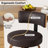 Chic Swivel Leather Upholstered Bar Stool For Ultimate Comfort And Style-647653561-647653563