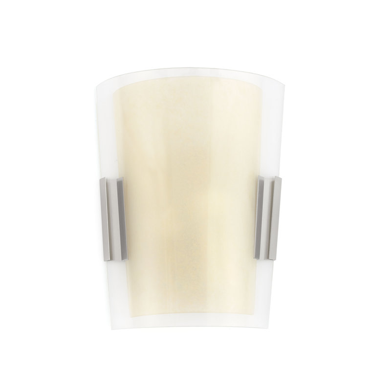 Twin 2-Light Flush Mount, Nickel matt