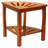 Whitchurch 22.26'' W Manufactured Wood Corner Shower Bench