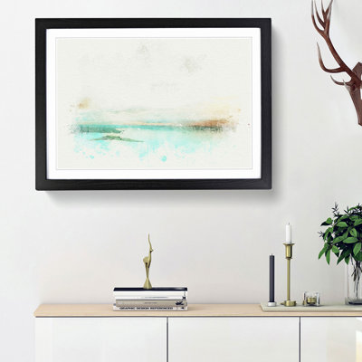 Aerial View of the Netherlands in Abstract - Picture Frame Graphic Art Print