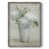 Toile avec cadre noyer