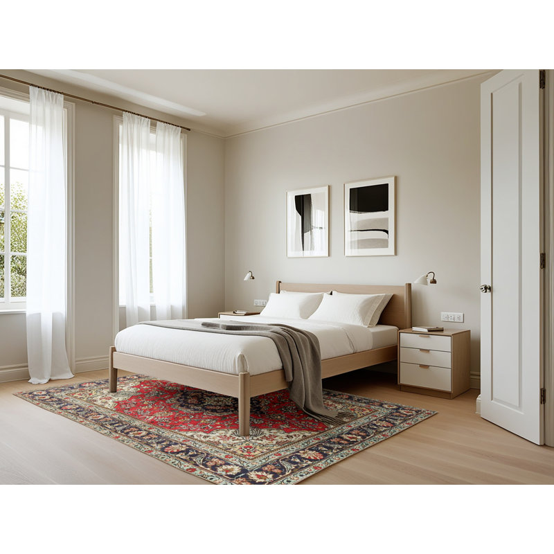 Tapis oriental multicolore Codey-Jay, Rectangle 5 pi x 7 pi